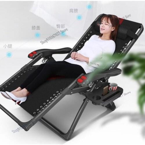 Fun Folding Deck Chair Lunch Break Lunch Bed Office Single Back Portable Home Chair Leisure Balcony Cool Chair