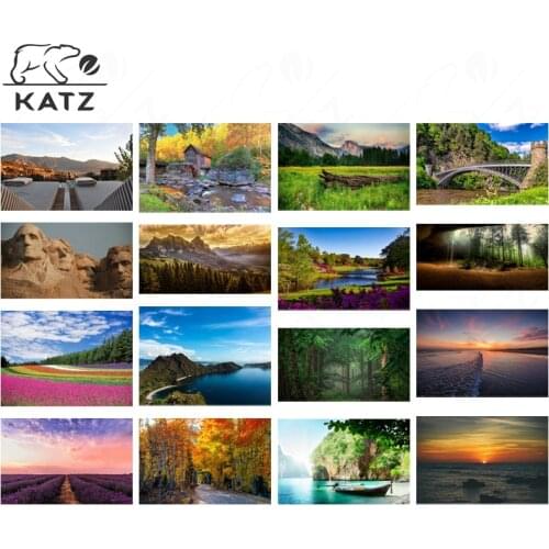 Diamond Painting Famous Scenic Spot Natural Landscape Painting Embroidery Diamond Jungle Mountain Picture Handmade Diy Painting