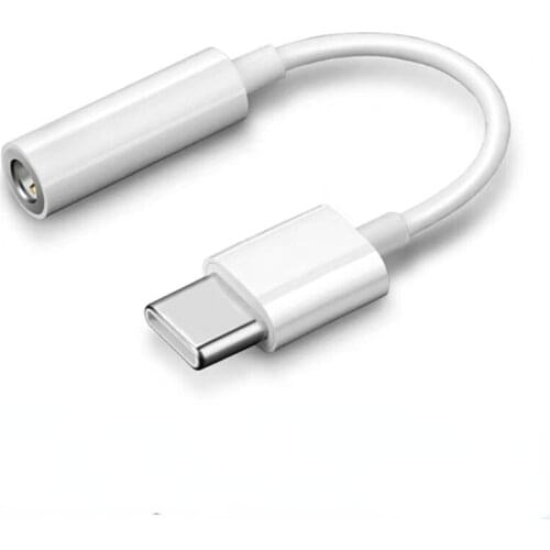 Type C To 3.5 Jack Earphone Audio Aux Cable for Xiaomi USB 3.5mm Headphones Adapter for SAMSUNG Galaxy Note 10 20 Plus S10 S20