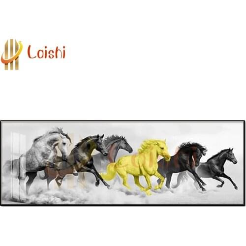 Large diy diamond Painting Abstract art Animal horse full square drill pictures of rhinestones embroidery diamond mosaic decor