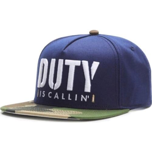 Blue/Camo Brim Cap Men Fashion Baseball for Man Woman Grass Snapback Hip Hop Sun Hat Casquette Homme Bone