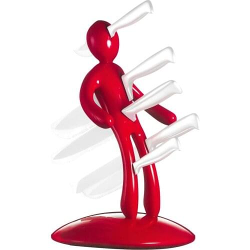 Kitchen Cutlery Storage Organizer Humanoid Knife Block Holder Knife Stand Organizer Kitchen Cutlery Storage Rack Home Decoration