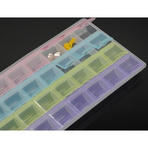 Lab Item Orthodontic Parts Case Box 28 Slots Large Container For Dental Clinic