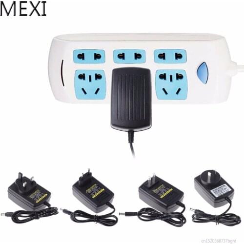 MEXI 24V 1A Adapter Charger LED Ultrasonic Mist Maker Light Fogger Water Fountain Pond Power AU/UK/US/EU Plug
