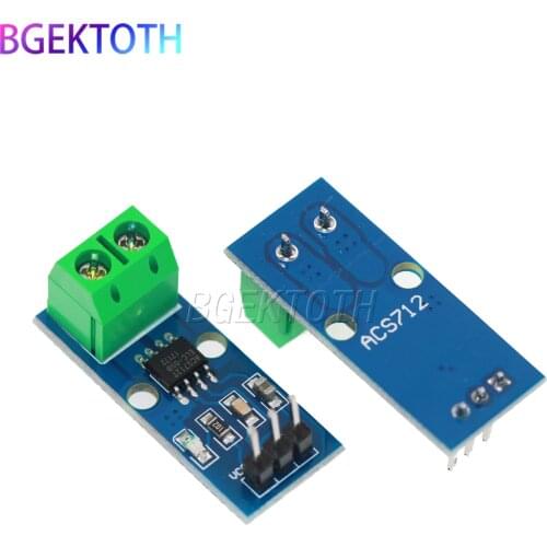 5A/20A/30A ACS712 ACS712ELC Hall Test Current Sensor Module Board 5V Power Supply Indicator VCC 2 Diy Kit