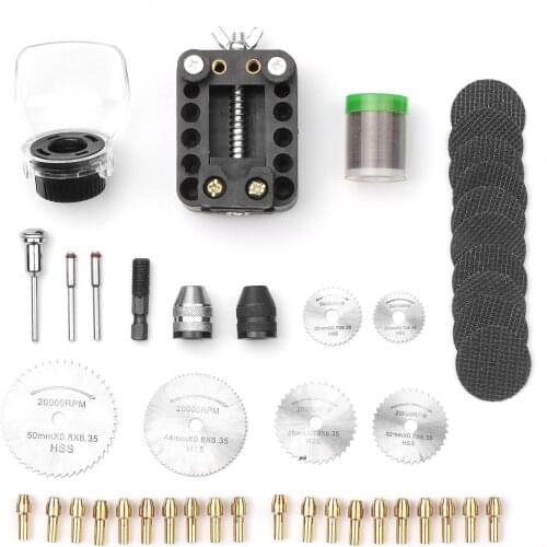 Rotary Tool Accessories Kit For Tool HSS Mini Saw Blade Rotary Cutting Wheels Tool Kit for Wood Glass Plastic Stone