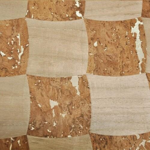 MY WIND Cork Wood veener Hand made wallpaper Brown Beige Wholesale Wall Paper Home Decor Wallpaper