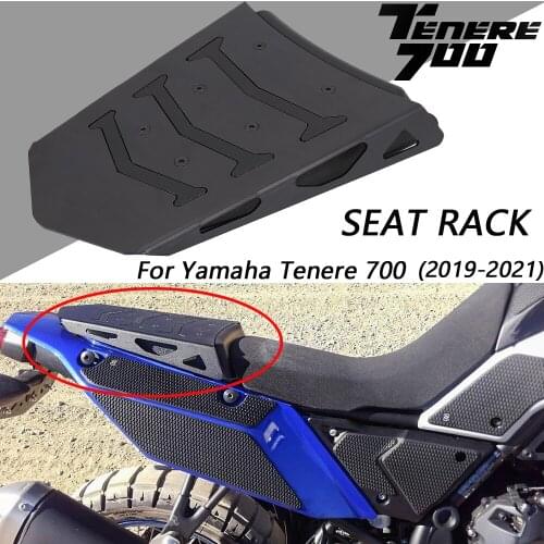 NEW Black Motorcycle Accessories Seat Cover For Yamaha Tenere 700 2019 2020 2021 Mono Seat Rack