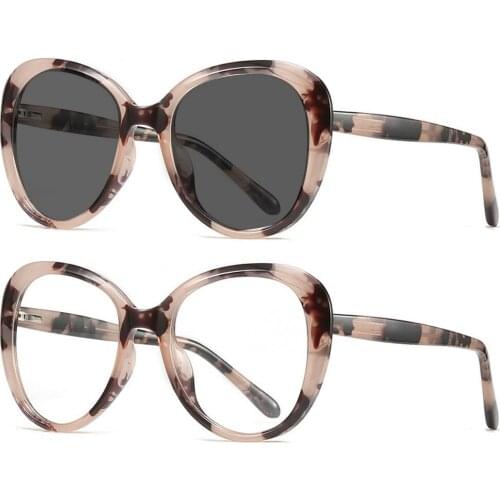 Fashion Oversized Frame Square Nearsighted Glasses Women photochromic shortsighted Optical Eyeglasses 0 -50 -100 To -400 NX