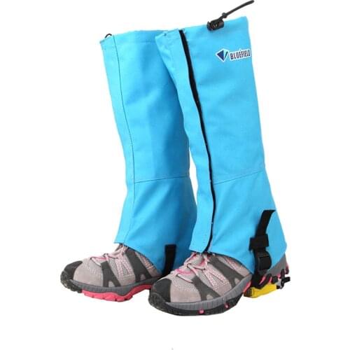 Outdoor Waterproof Snow Skiing Ski Gaiters Hiking Climbing Leg Protection Guard 2PCS Bluefield