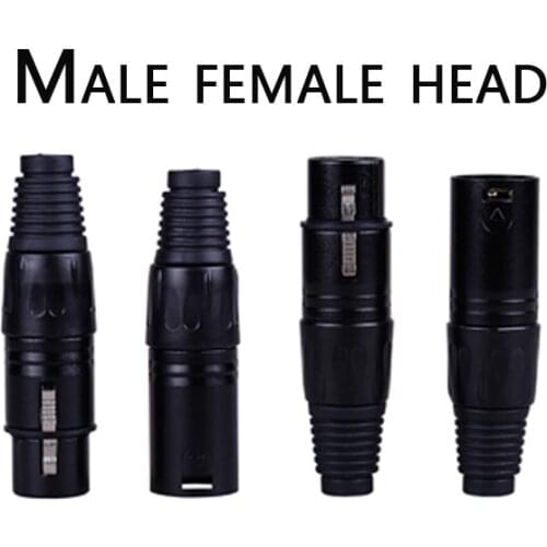 All black three - core carnong male/female head