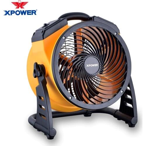 XPOWER Industrial Fan Office Air Blower Electric Steam Air Heater Axial Fan Carpet Dryer Floor Blower Utility Air Circulator
