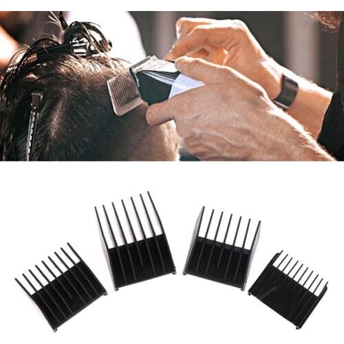 4pcs Barber Universal Hair Clipper Limit Comb Replacement Cutting Guide Combs Professional Hair Comb