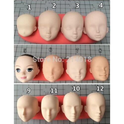 Baby face silicone mold food safe grade fondant cake silicone mold aroma stone moulds