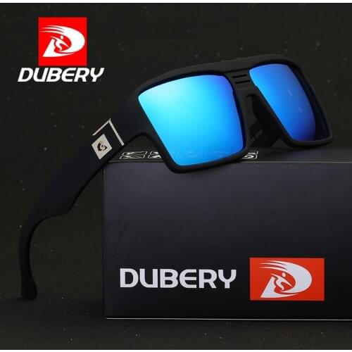 DUBERY Brand Polarized Sunglasses Mens Retro Male Goggle Colorful Sun Glasses For Men Fashion Luxury Mirror Shades Cool Oculos