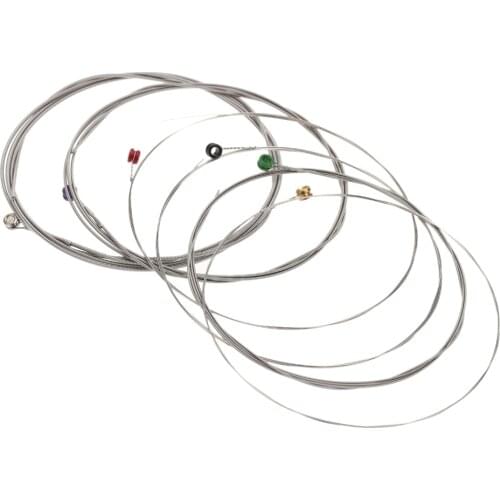 Electric Guitar Strings Silver Pure Nickel Strigning stringed instrument Vacuum Packing 1set Strings