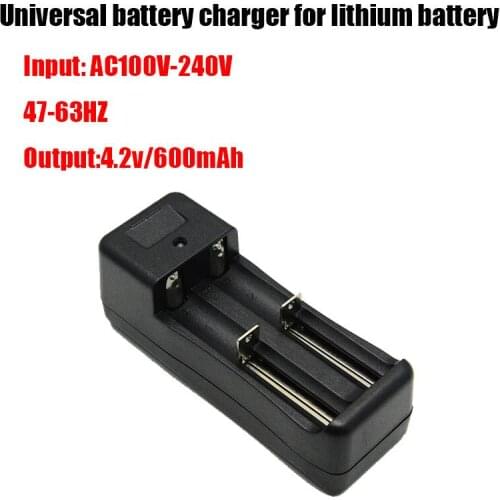 High-Qualit KingWei Double Batteries Charger for 18650 16340 14500 18350 3.7v Li-ion Rechargeable Battery EU US Plug