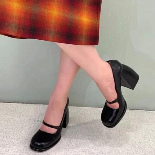 XIELUAIZTA Leather Pumps