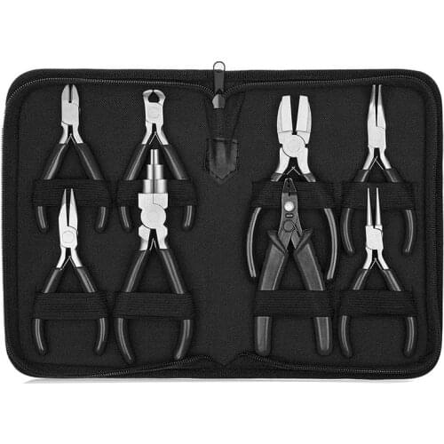 Jewelry Pliers, 8Pcs Jewelry Making Pliers Tools Mini Jewelry Pliers Set Jewelry Making Kit for Jewelry Making Supplies