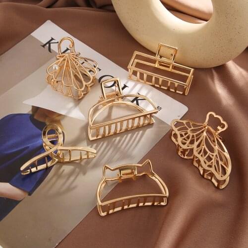 New Hollow Out Butterfly Tassel Hair Pins For Women Girl Metal Golden Color Clip Jewelry Accessories Styling Tools