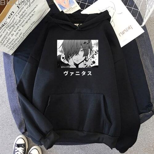 Japanese Streetwear The Case Study of Vanitas Hoodie Comic Print Oversize Sweatshirt Women Vanita-No Karte Kawaii Aesthetic Tops