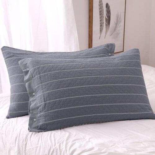 3 Layer Muslin Cotton Children Pillowcase Cotton Gauze Pillowcase Baby adult stripe Pattern Pillowcase