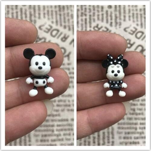 36piece 2.5cm classical couples of mickey mouse minnie mouse pvc figure toys baby mickey microlandschaft collection toys