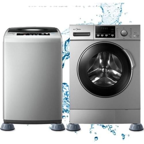 4Pcs Washing Machine Rubber Feet Mat Anti-vibration Pad Universal Noise-reducing Furniture Lifting Foot Base