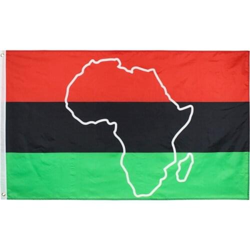 90x150 CM Afro African Outline Flag For Decoration