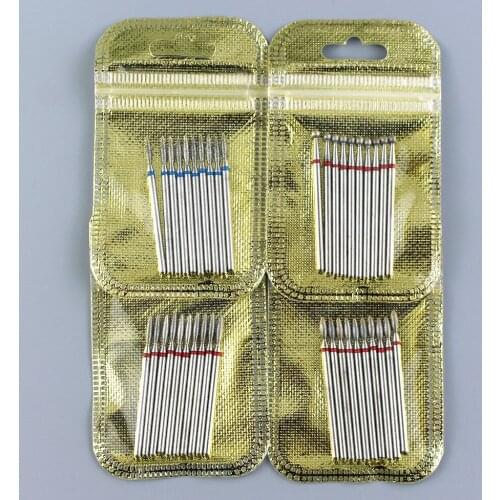 10pcs Diamond Milling Cutter For Manicure Nail Drill Bits Pedicure Burr Eletric Machine Nail Bit Brush Burr Accessory Tools