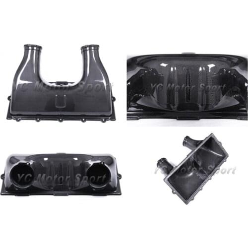 Car Accessories Dry Carbon Fiber Plain Weave Air Box Fit For 2010-2014 F458 Italia Coupe Engine Air Intake Box