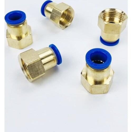 Free Shipping 4pcs Connector Of Pneumatic Components -Internal Thread 1/2"OD12mm