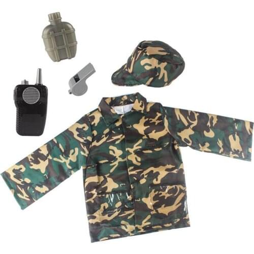 Kid Soldier Play Costume Set Play Toys Halloween Toys for Kids! Toddlers