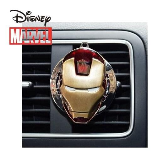 Disney Marvel Iron Man Captain America Car Air Conditioning Air Outlet Perfume Clip Metal Car Air Outlet Decoration