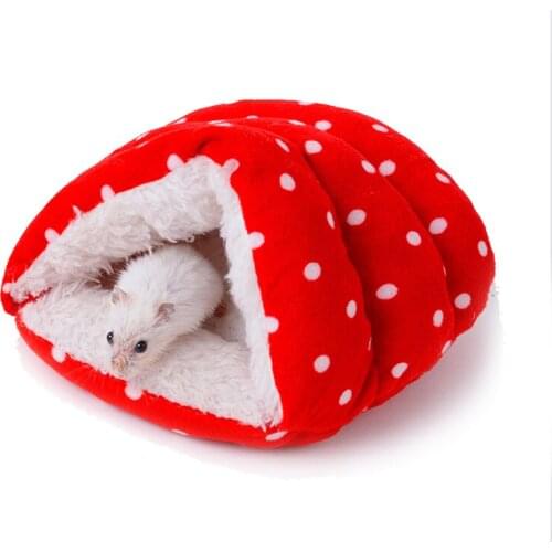 Hamster Slipper House Bed Small Animals Warm Mat Sleeping Bag House Cage Nest Accessories