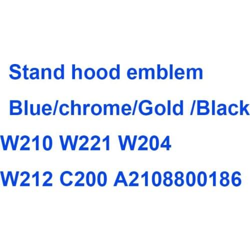 10pcs 3D Metal Car Frond Star Hood Ornament Bonnet Emblem Badge A2108800186 For w210 w221 w204 w212 C200 w211 w204