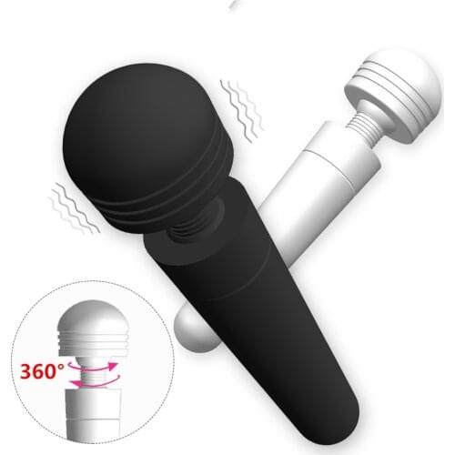 Powerful Rotation AV Vibrator Magic Wand Vagina Clitoris Stimulator Vibrators Dildo Sex Toys for Women G Spot for Masturbator