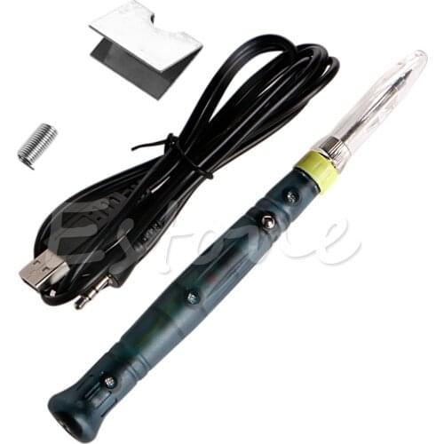 2020 New 8W 5V USB Powered Electric Soldering Iron Solder Pen Welding Gun Hand Tools Kit Fast Heating