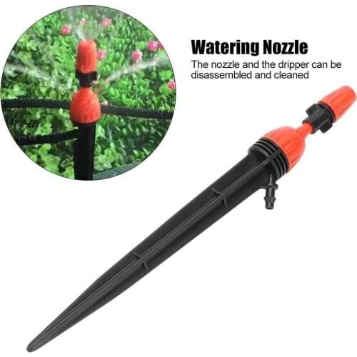 New Atomized Garden Irrigation Sprinkler Watering Sprayer Misting Adjustable Nozzle Garden Drip Irrigation System Connector