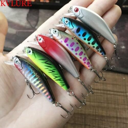 1pcs Sinking Minnow Fishing Lure 5.5cm/6.5g Isca Japan Artificial Hard Bait Bass Wobblers 3D Eyes Crankbait Carp Pike Tackle