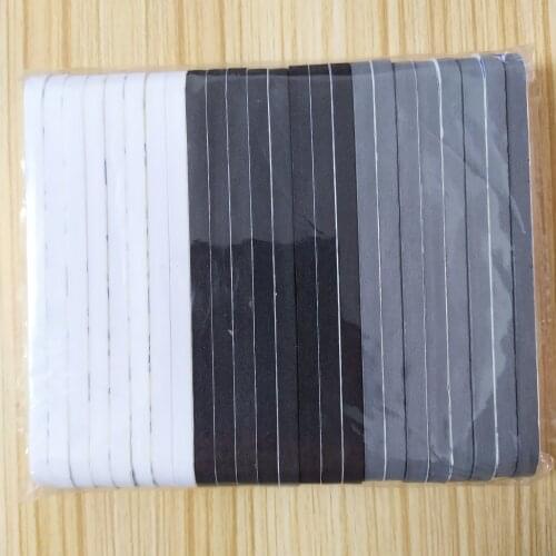 24 Pieces Hat Size Reducer eva Foam Reducing Tape for Hats Caps Sweatband, Black and White