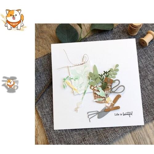 Garden Tools Metal Cutting Dies Mold Knife Scrapbooking Stencil DIY Embossing Craft Die Cuts Card Making New Dies For 2020