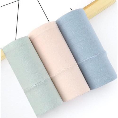 Women Briefs Solid Color High Waist Seamless Underwear Tummy Control Underpants Underwear Shapewear for Daily Life