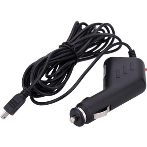 KKMOON Universal Car DVR Charger 5V for Navigation GPS Car Navigate Vehicle Recorder DVR Camera LED Indicator