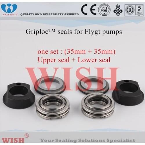 35mm Griploc seal/Flygt and Grindex Pump Seals 2135/2151/2201/3126/3127/4440/4451