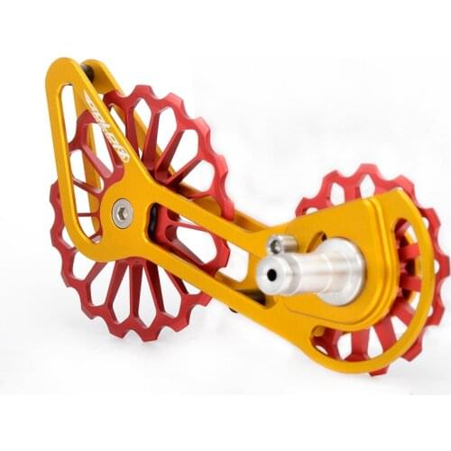 Aluminum Alloy Road Bike Rear Derailleur 17T Ceramic Bearing Pulley For Shimano Ultegra R6800 R7000 R8000 R9000 SRAM FORCE RED