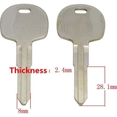 Locksmith Supplies Foreign Trade Key Blanks C195,Uncut Blank Keys 28.1mm length,Locksmith Key Blade[10pcs]