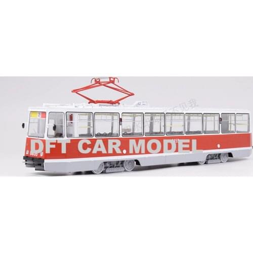 1:43 Alloy Toy Vehicles Soviet Union SSM KTM-5M3 tram Car Model Of Childrens Toy Car Original Authorized Authentic Kids Toys