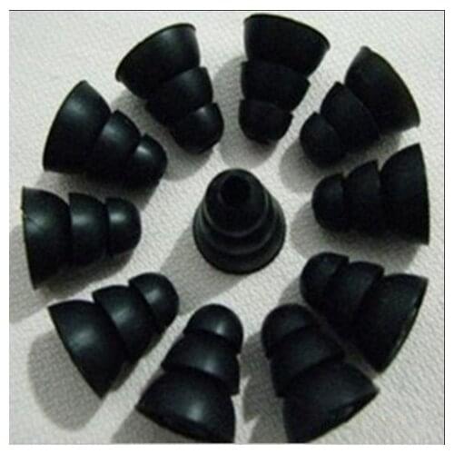 6 Pairs 3 Sizes (S M L ) Three Layer Silicone In-Ear Earphone Earbuds Headset Eartips Earplug Ear pads Headphone