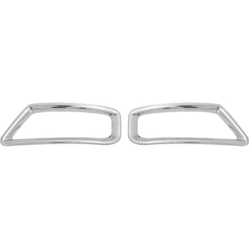 ABS Chrome Car Rear Fog Lights Cover Trim Stickers Fog Lamp Frame for Peugeot 3008 2013 2014 2015 Accessories
